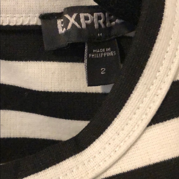 Express Cut Out Dress w/ Gold Zipper - Picture 4 of 4